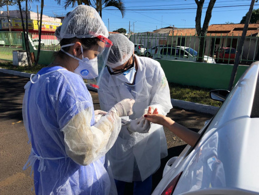 A testagem acontece durante esta semana e os participantes precisam estar de máscara e apresentar documento pessoal