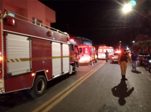 Ocorrência registrada na noite de anteontem