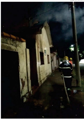 Incêndio registrado no fim da noite de quinta-feira