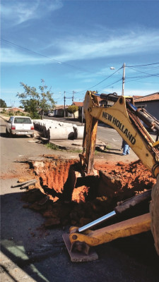A obra teve início nesta terça-feira e a previsão é de que seja concluída em 60 dias