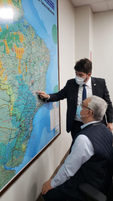 Reunião com o Secretário de Inovação, do Ministério da Agricultura, Fernando Camargo, sobre a implantação do Polo de Inovação do Cerrado Mineiro: agricultura, inovação e tecnologia