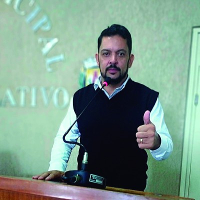 Tiãozinho do Sindicato, vereador reeleito em Araguari. 