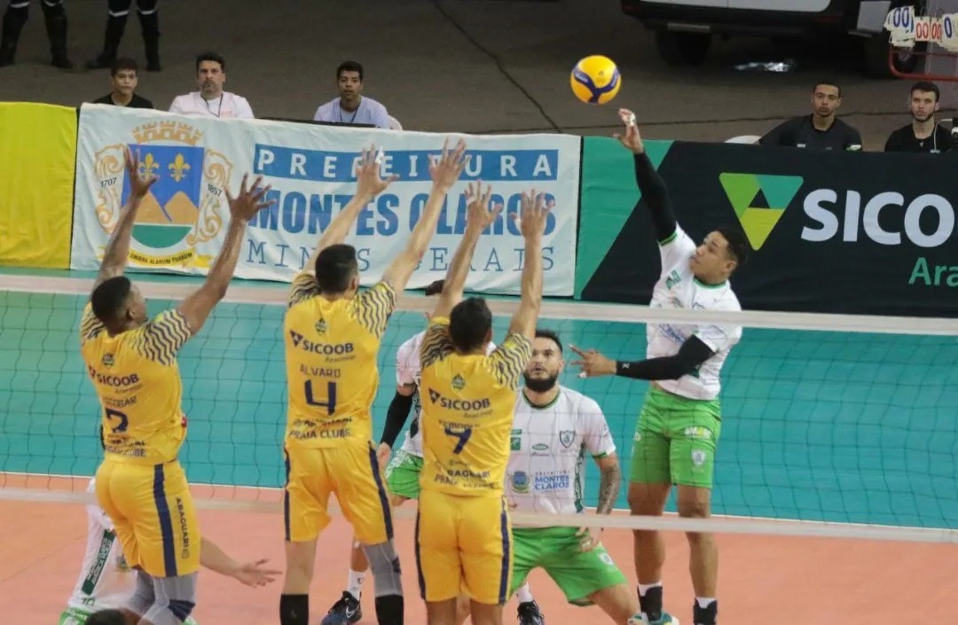 Araguari Vôlei ganha mais dois jogos e se classifica em segundo lugar